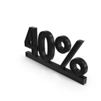 40% Symbol PNG & PSD Images