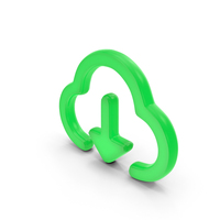Download From Cloud Symbol PNG & PSD Images