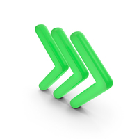 Three Right Arrow Symbol PNG & PSD Images
