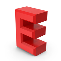 Red Letter E PNG & PSD Images