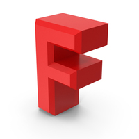 Red Letter F PNG & PSD Images