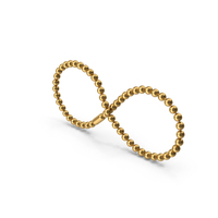 Gold Chainlet Infinity Symbol PNG & PSD Images