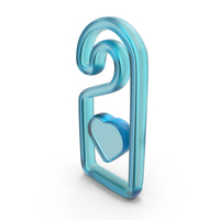 Glass Love Door Tag Symbol PNG & PSD Images
