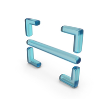 Glass QR Scanner Symbol PNG & PSD Images