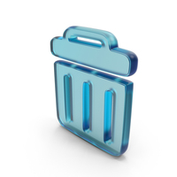 Glass Trash Can Symbol PNG & PSD Images