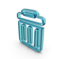 Glass Trash Can Outline Symbol PNG & PSD Images