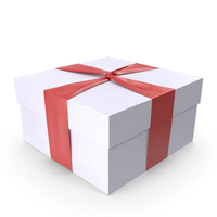 Gift Box White PNG & PSD Images