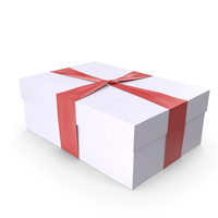 Gift Box White PNG & PSD Images