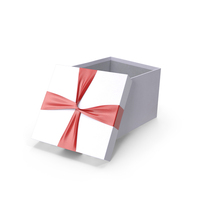 Gift Box White PNG & PSD Images