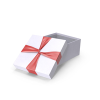 Gift Box White PNG & PSD Images