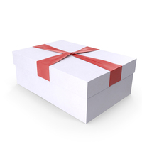 Gift Box White PNG & PSD Images