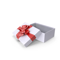 Gift Box White PNG & PSD Images