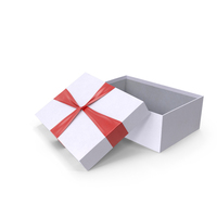 Gift Box White PNG & PSD Images