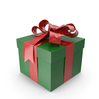 Gift Box Green PNG & PSD Images