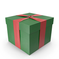 Gift Box Green PNG & PSD Images
