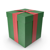 Gift Box Green PNG & PSD Images
