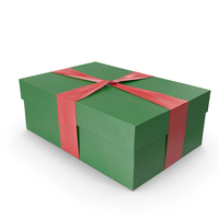 Gift Box Green PNG & PSD Images