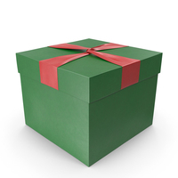 Gift Box Green PNG & PSD Images