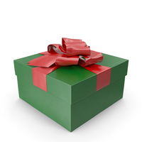 Gift Box Green PNG & PSD Images