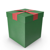 Gift Box Green PNG & PSD Images