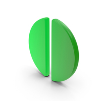 Circular Half Symbol PNG & PSD Images