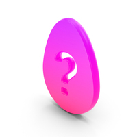 Egg With Question Mark Symbol PNG & PSD Images