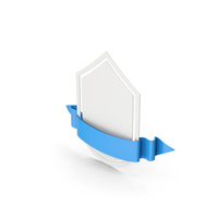 Blue Ribbon Label And Banner PNG & PSD Images