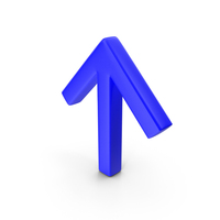 Blue Arrow Up PNG & PSD Images