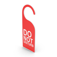 Hotel Room Door Tag Do Not Disturb PNG & PSD Images