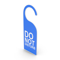 Do Not Disturb Door Tag PNG & PSD Images