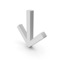 Grey Arrow Down PNG & PSD Images