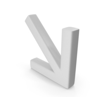 Grey Arrow Down Right PNG & PSD Images