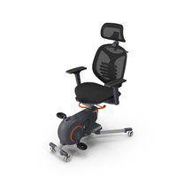 Office Fitness Chair Gray PNG & PSD Images