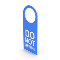 Hotel Room Door Tag Do Not Disturb PNG & PSD Images