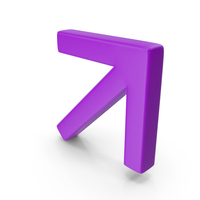 Indigo Arrow Up Right PNG & PSD Images
