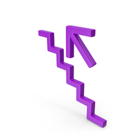 Indigo Stairs Up Left PNG & PSD Images