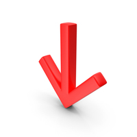 Red Arrow Down PNG & PSD Images