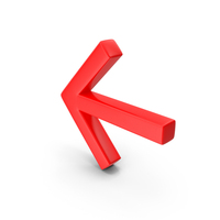 Red Arrow Left PNG & PSD Images