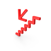 Red Stairs Down Left PNG & PSD Images
