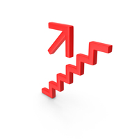 Red Stairs Up Right PNG & PSD Images