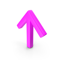 Violet Arrow Up PNG & PSD Images