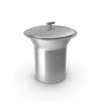 Closed Ice Bucket Silver PNG & PSD Images