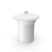 Closed Ice Bucket White PNG & PSD Images