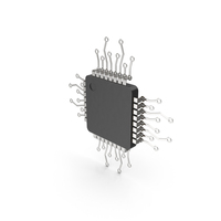 CARTOON BLACK MICROCHIP PNG & PSD Images