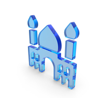 Glass Islamic Architecture Icon PNG & PSD Images