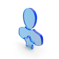 Glass Favorite Man Icon PNG & PSD Images