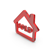 Glass House Sold Icon PNG & PSD Images