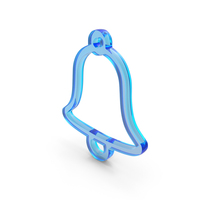Glass Christmas Bell Outline Icon PNG & PSD Images