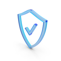 Glass Network Security Checked Outline Icon PNG & PSD Images