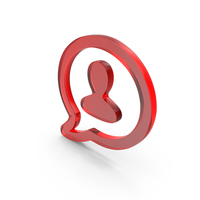 Glass Messaging My Topic Icon PNG & PSD Images